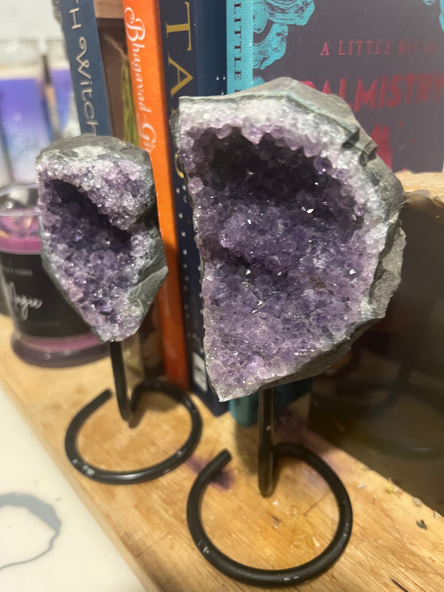 Amethyst pedestal
