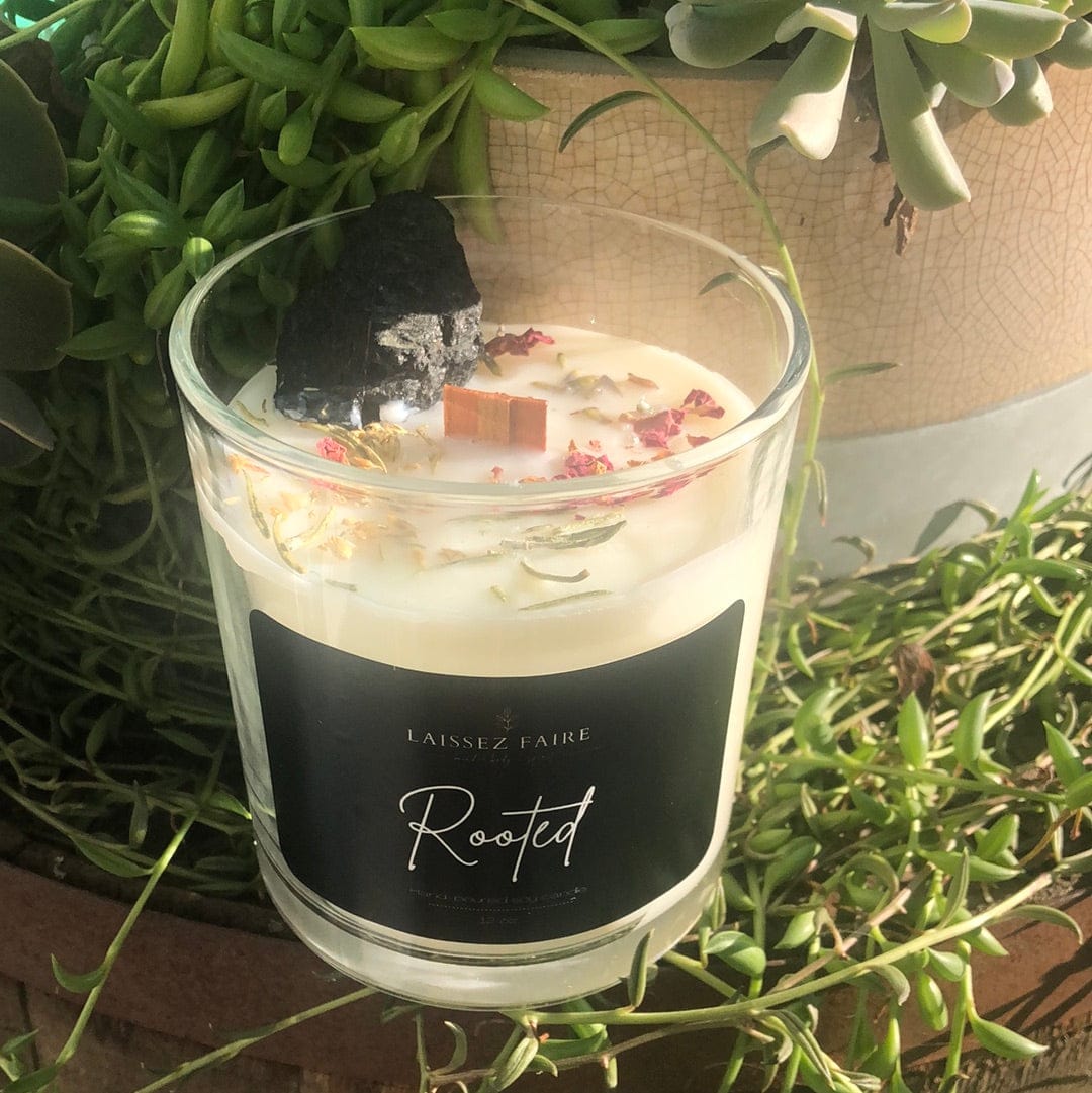 Rooted Crystal Candle