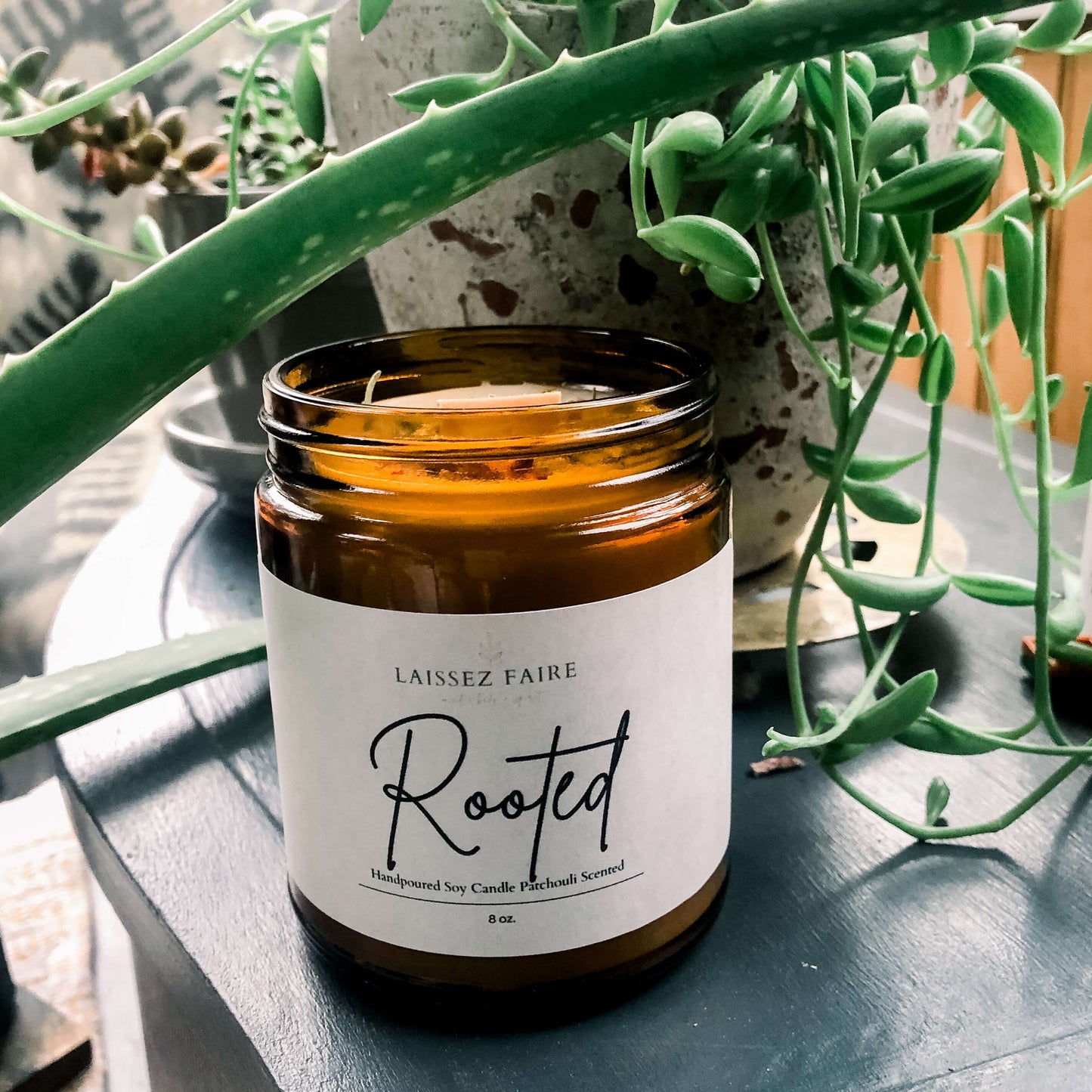 Rooted 8 oz candle